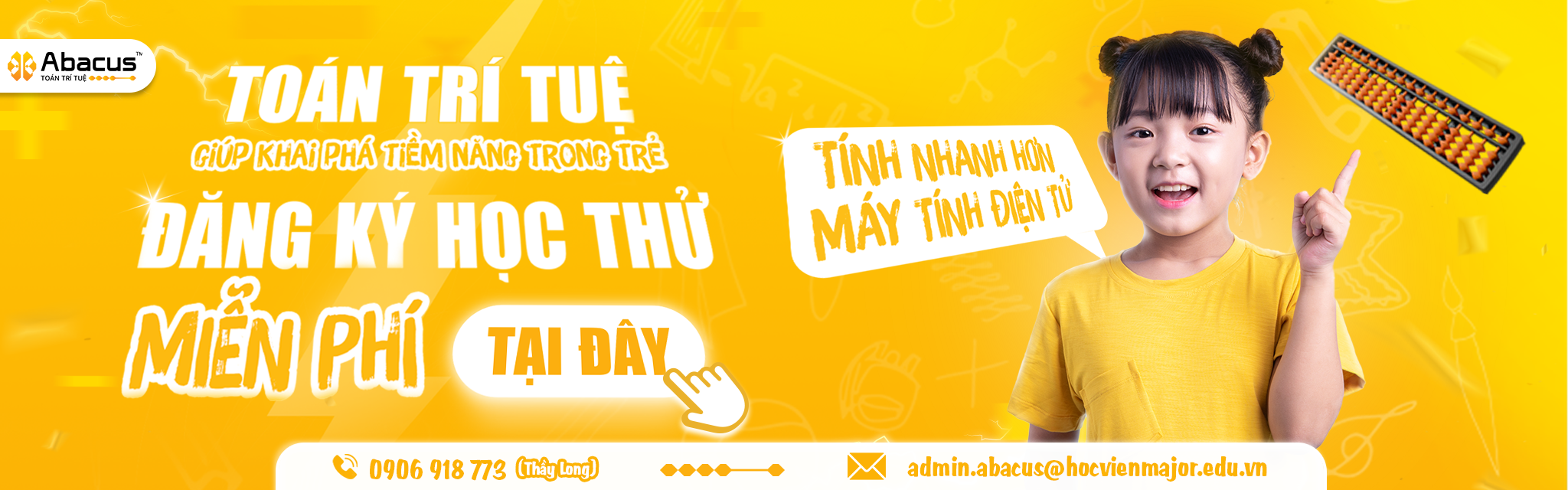 Banner Toán Trí Tuệ Abacus 1